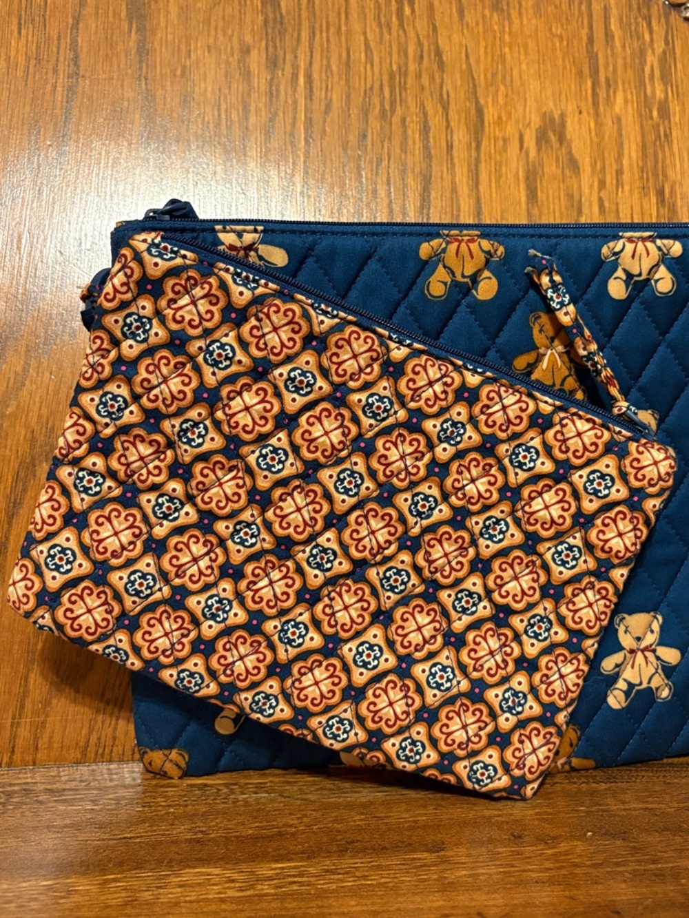 NWT-Vera Bradley-3 Pouch Organizer Set-Bunch of Bears 🐻 Print-$85 - Picture 10 of 14